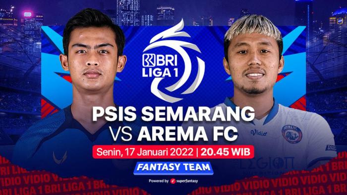 Prediksi bri liga 1 pss sleman vs arema fc 15 april 2024