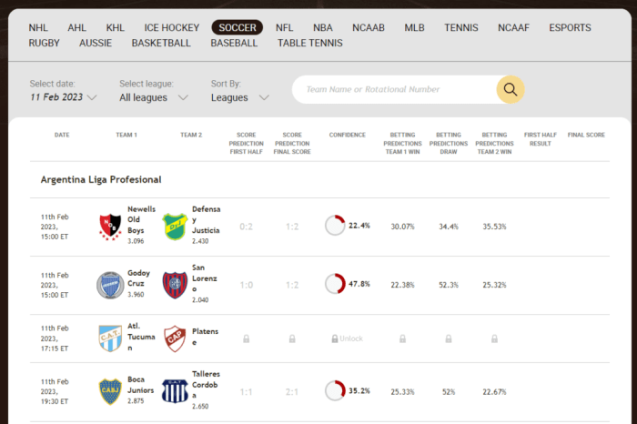 Betting odds facilities streaming